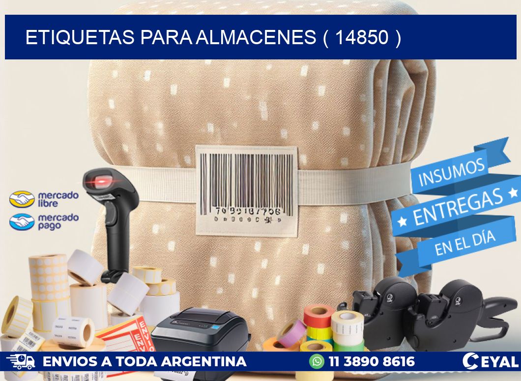 ETIQUETAS PARA ALMACENES ( 14850 )