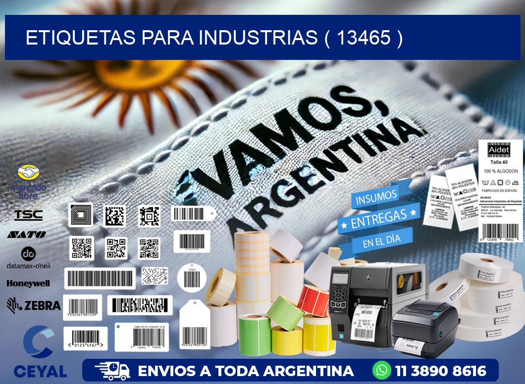 ETIQUETAS PARA INDUSTRIAS ( 13465 )