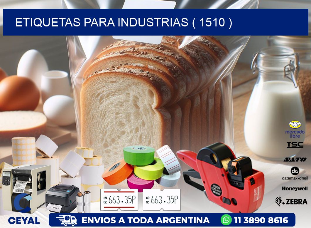 ETIQUETAS PARA INDUSTRIAS ( 1510 )