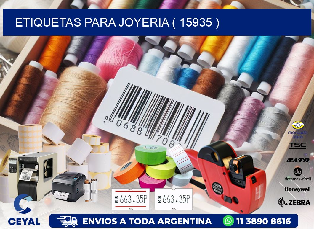 ETIQUETAS PARA JOYERIA ( 15935 )