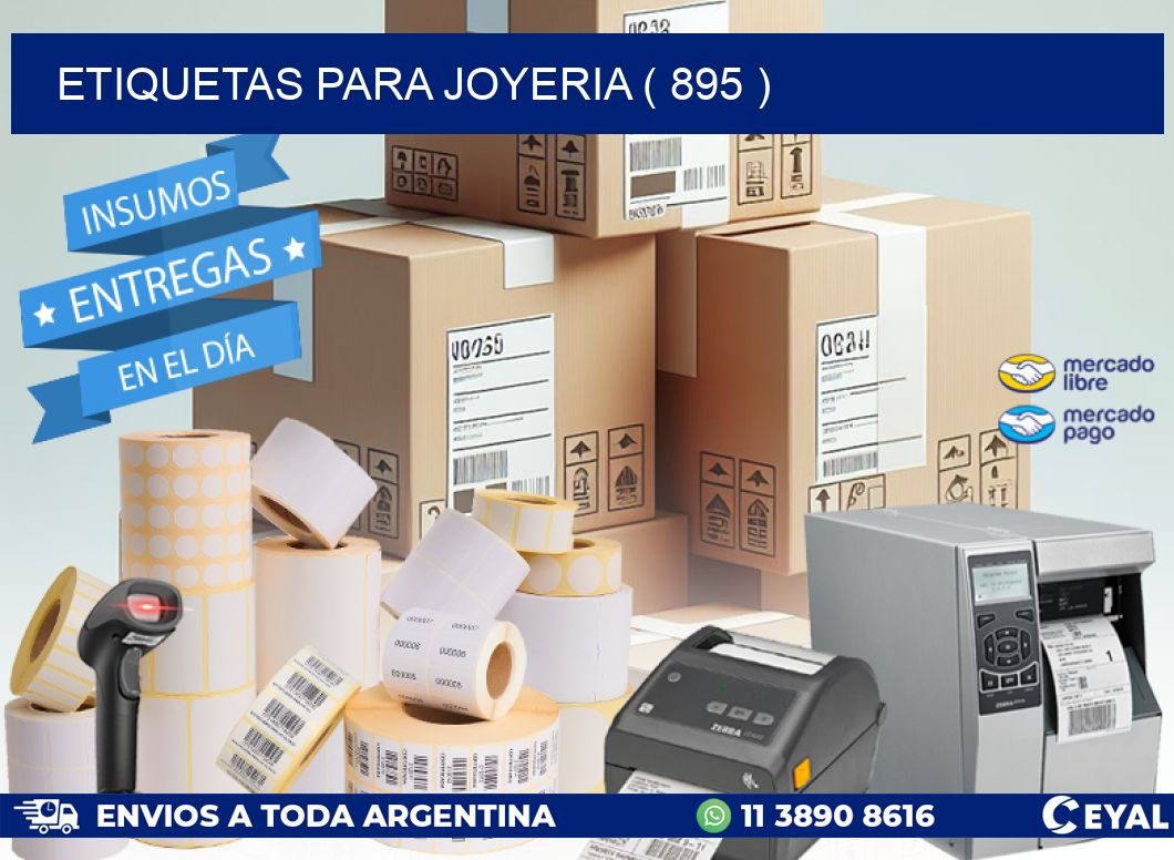 ETIQUETAS PARA JOYERIA ( 895 )