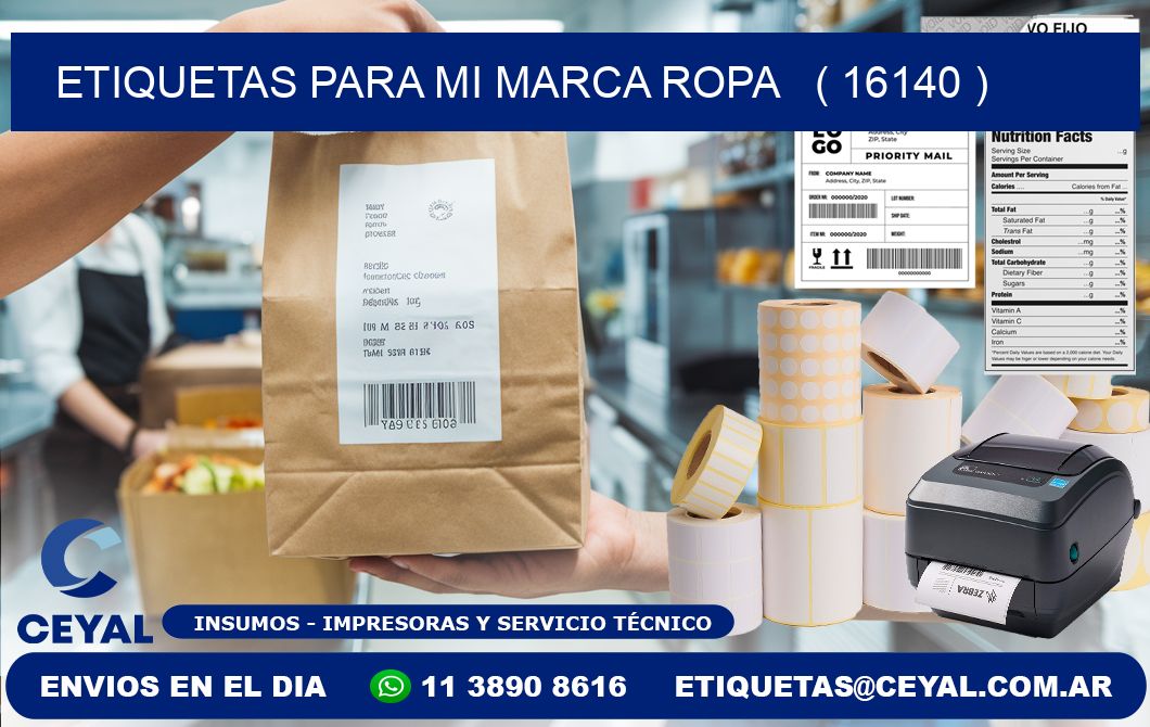 ETIQUETAS PARA MI MARCA ROPA ( 16140 )