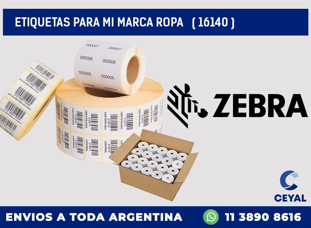 ETIQUETAS PARA MI MARCA ROPA ( 16140 )