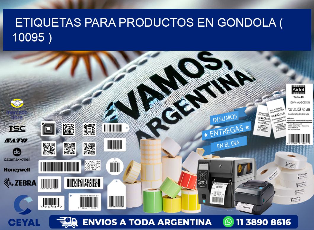 ETIQUETAS PARA PRODUCTOS EN GONDOLA ( 10095 )