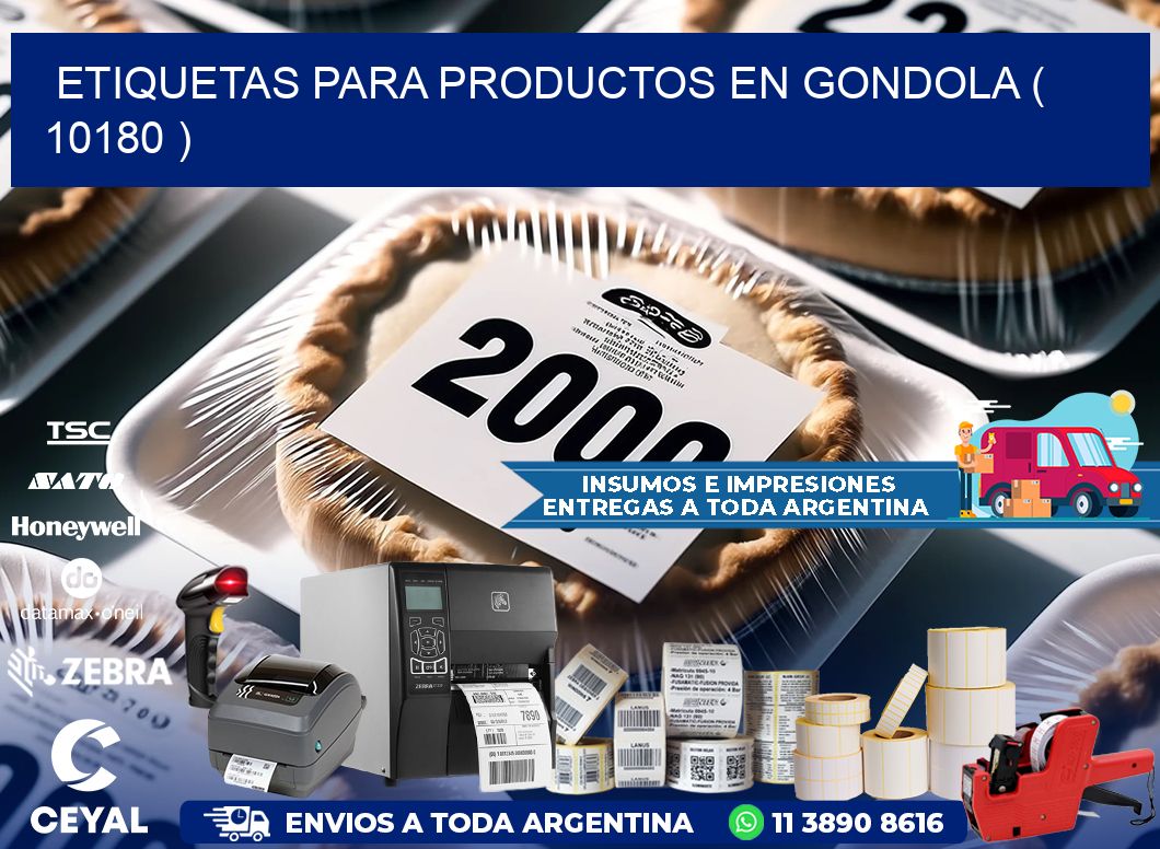 ETIQUETAS PARA PRODUCTOS EN GONDOLA ( 10180 )