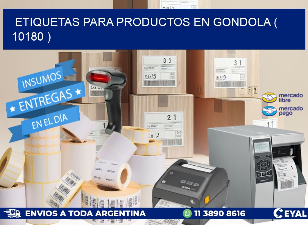 ETIQUETAS PARA PRODUCTOS EN GONDOLA ( 10180 )