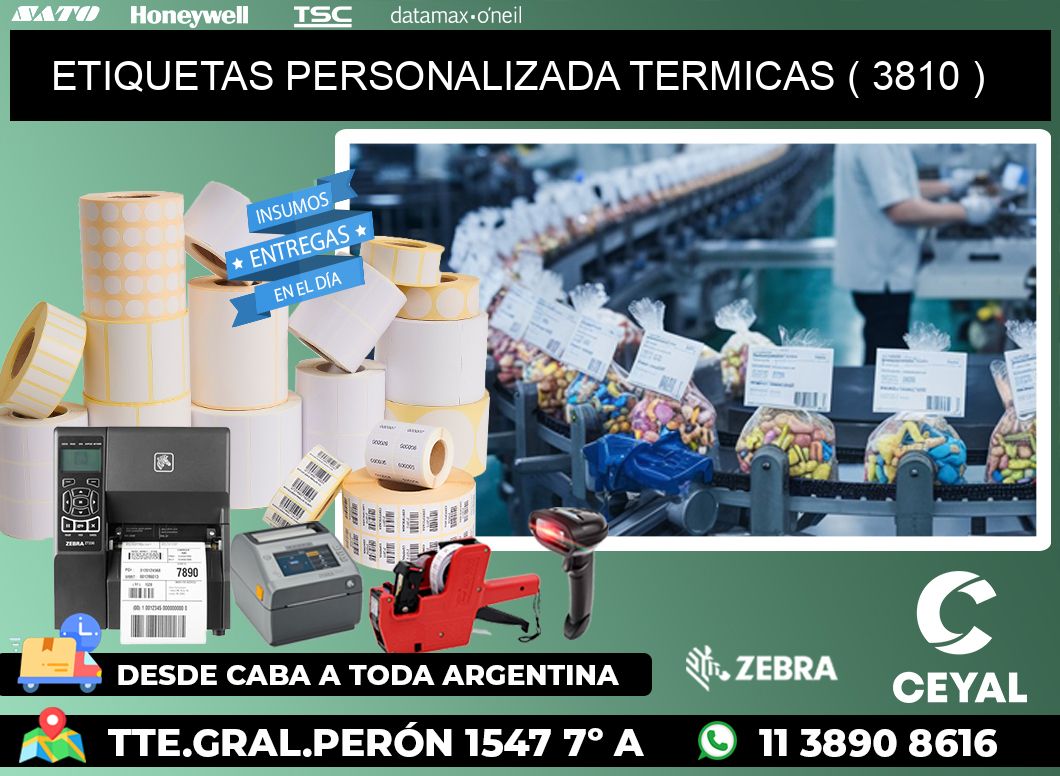 ETIQUETAS PERSONALIZADA TERMICAS ( 3810 )