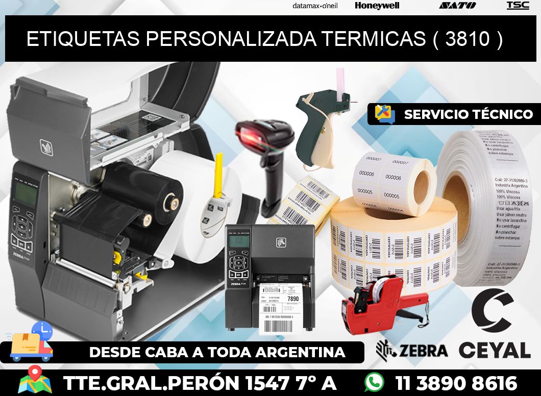 ETIQUETAS PERSONALIZADA TERMICAS ( 3810 )