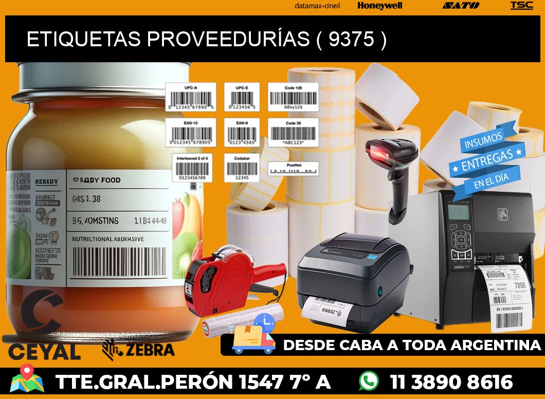 ETIQUETAS PROVEEDURÍAS ( 9375 )