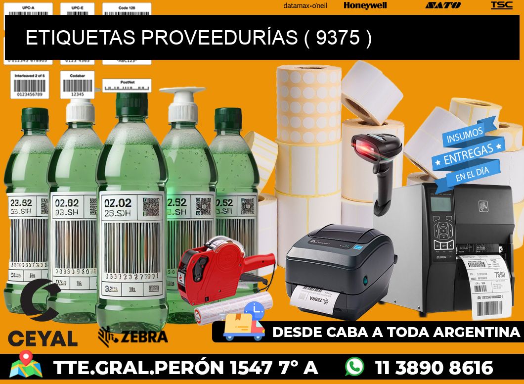 ETIQUETAS PROVEEDURÍAS ( 9375 )