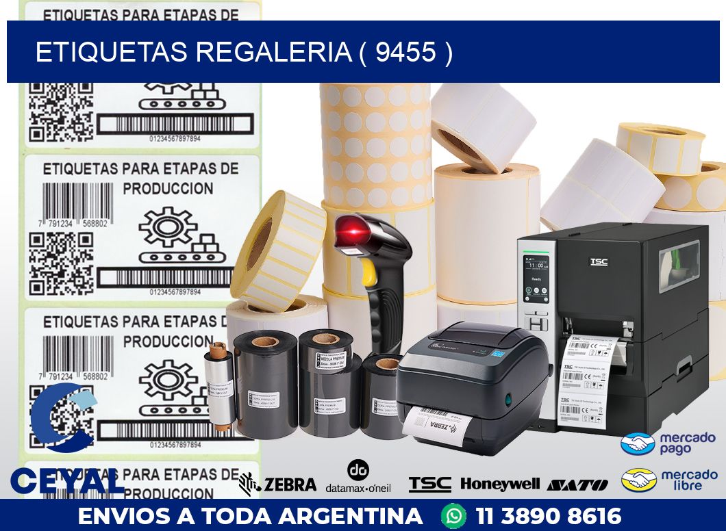 ETIQUETAS REGALERIA ( 9455 )