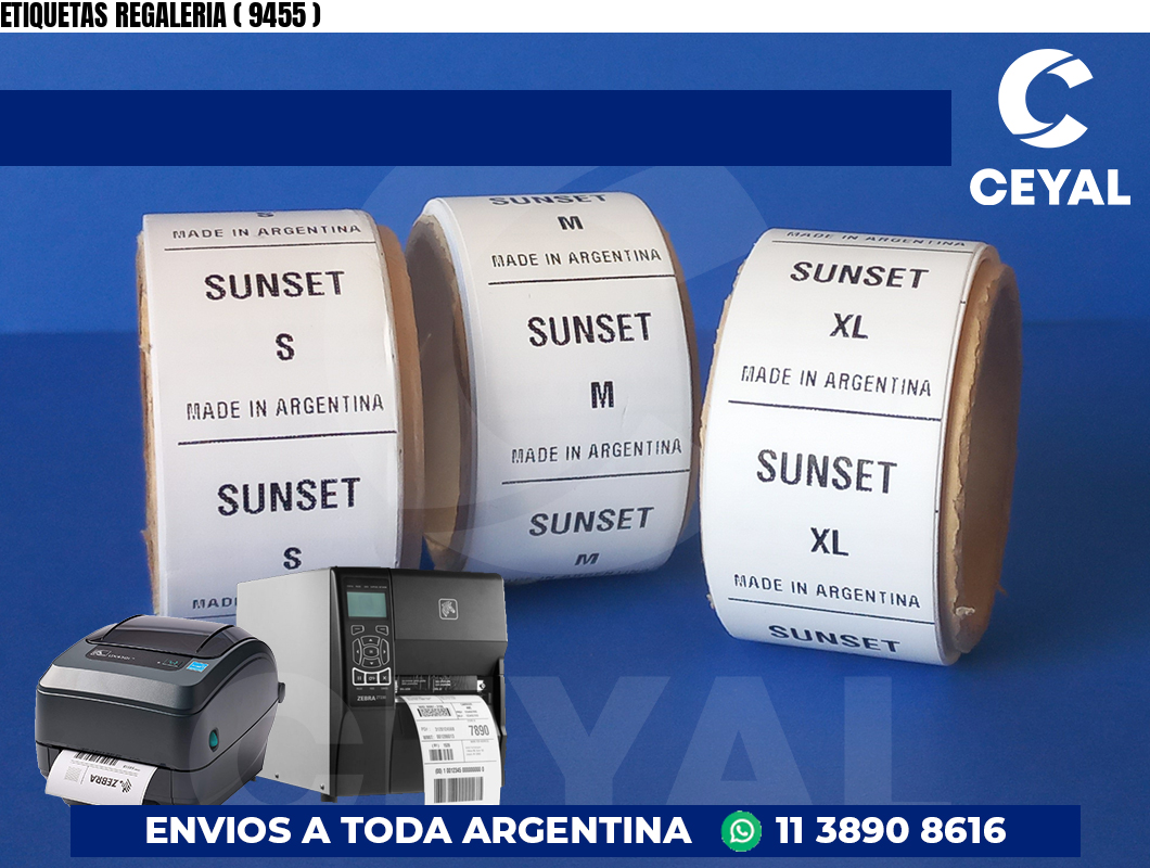 ETIQUETAS REGALERIA ( 9455 )