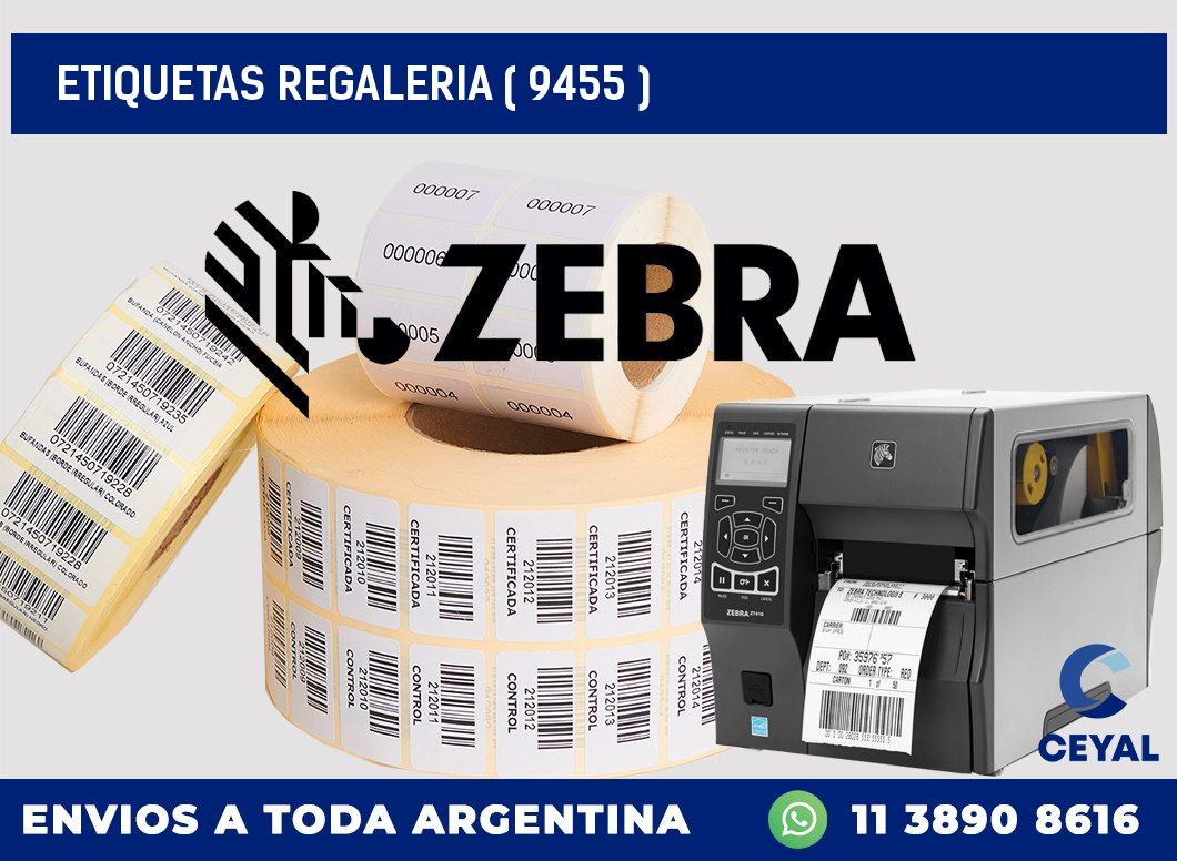 ETIQUETAS REGALERIA ( 9455 )