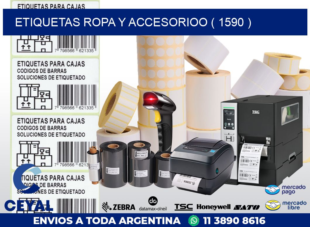 ETIQUETAS ROPA Y ACCESORIOO ( 1590 )