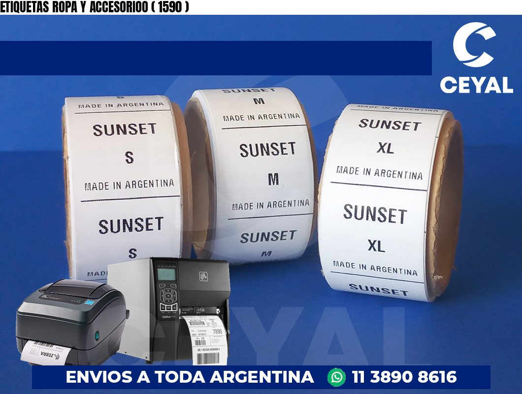 ETIQUETAS ROPA Y ACCESORIOO ( 1590 )