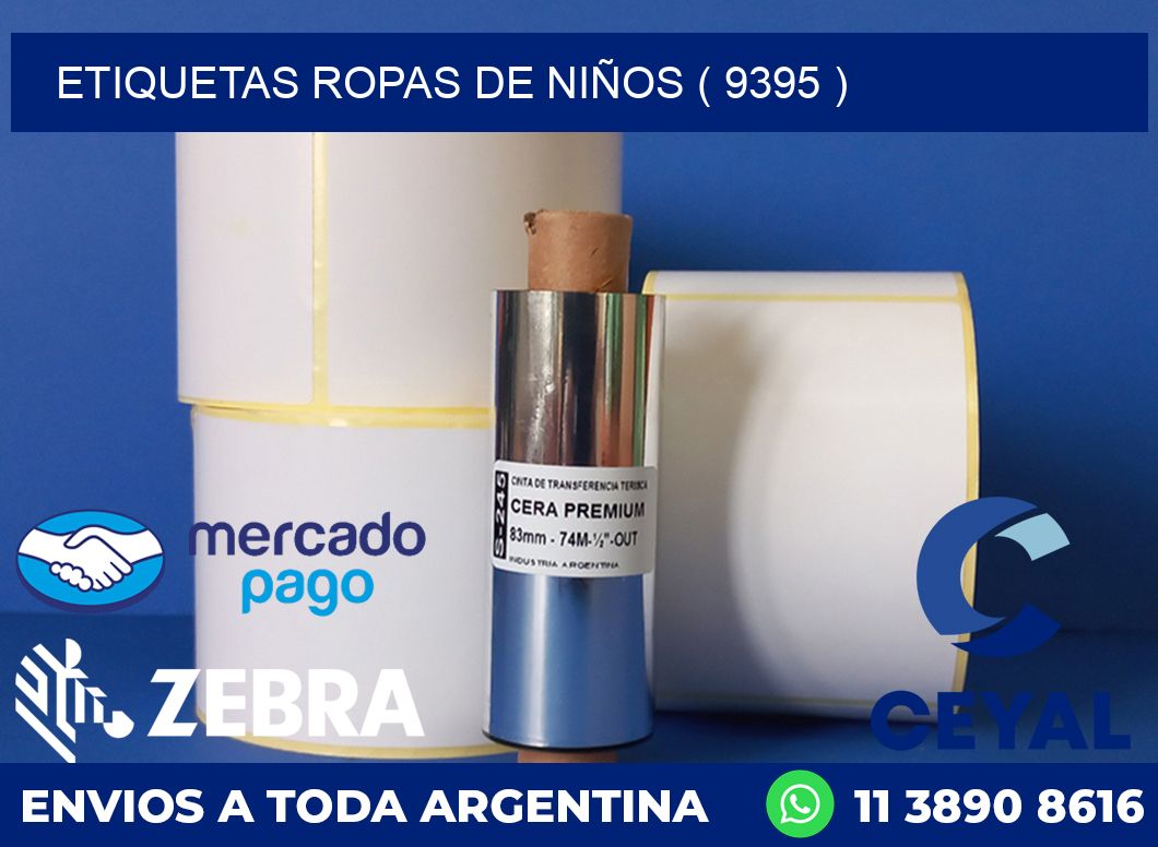 ETIQUETAS ROPAS DE NIÑOS ( 9395 )