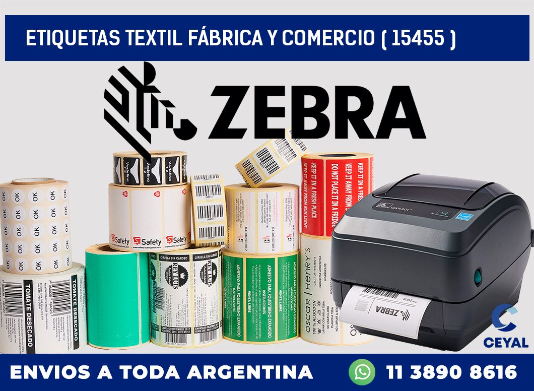 ETIQUETAS TEXTIL FÁBRICA Y COMERCIO ( 15455 )