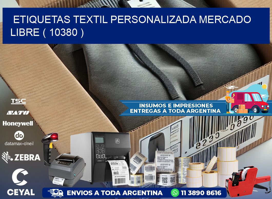 ETIQUETAS TEXTIL PERSONALIZADA MERCADO LIBRE ( 10380 )