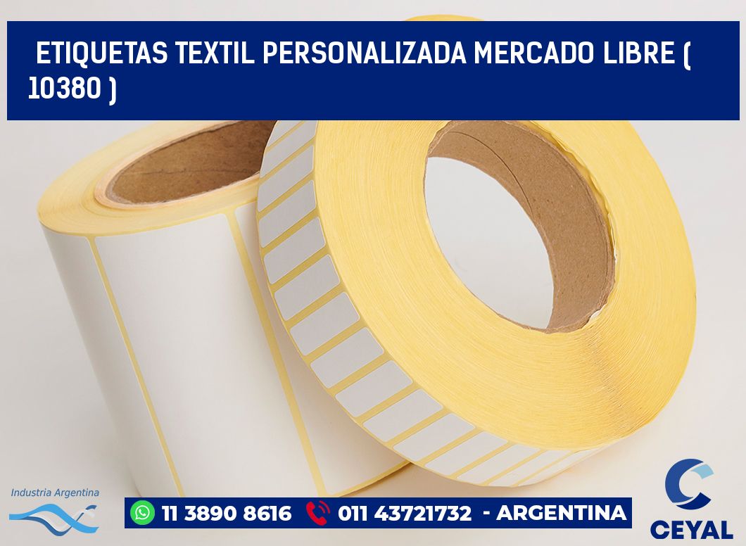 ETIQUETAS TEXTIL PERSONALIZADA MERCADO LIBRE ( 10380 )