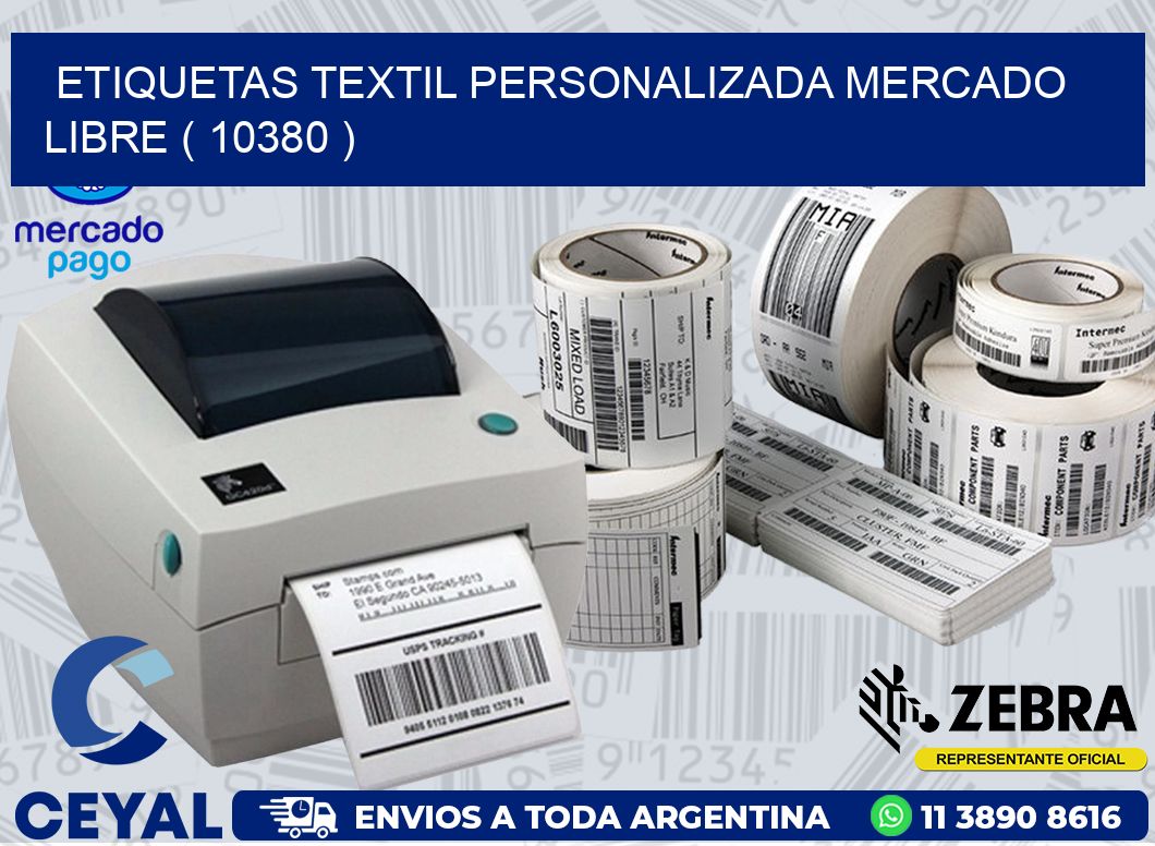 ETIQUETAS TEXTIL PERSONALIZADA MERCADO LIBRE ( 10380 )