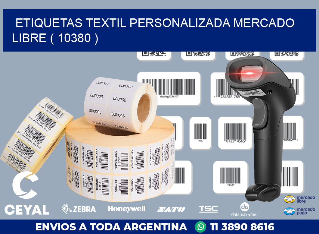 ETIQUETAS TEXTIL PERSONALIZADA MERCADO LIBRE ( 10380 )