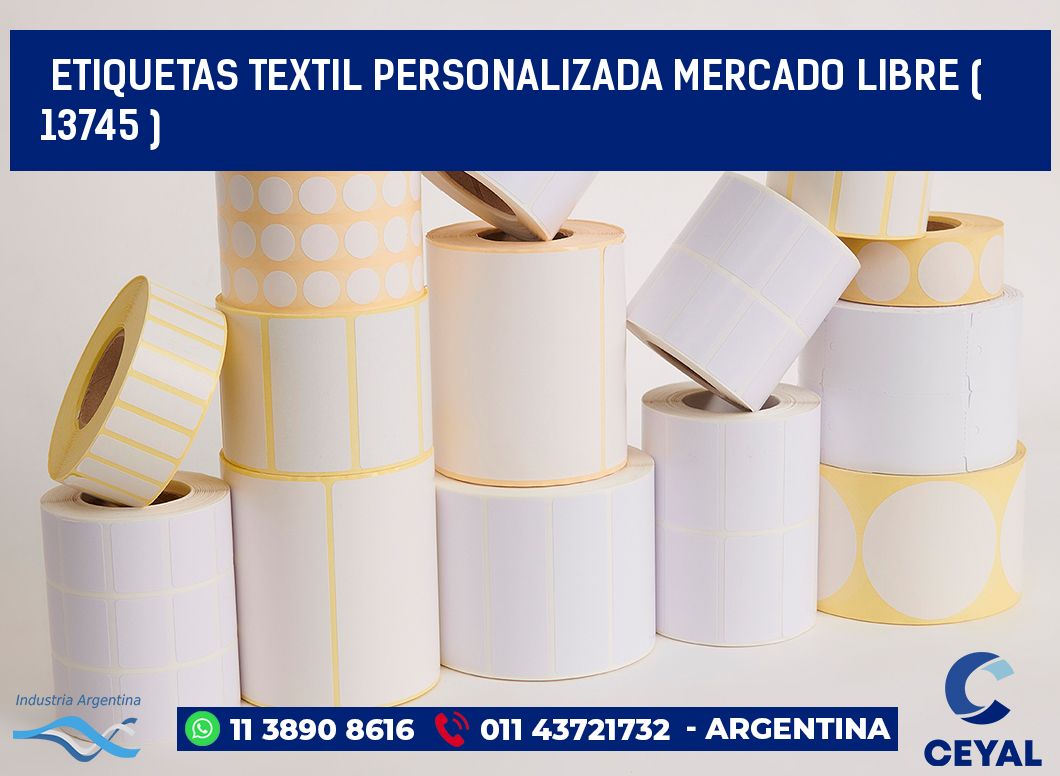 ETIQUETAS TEXTIL PERSONALIZADA MERCADO LIBRE ( 13745 )