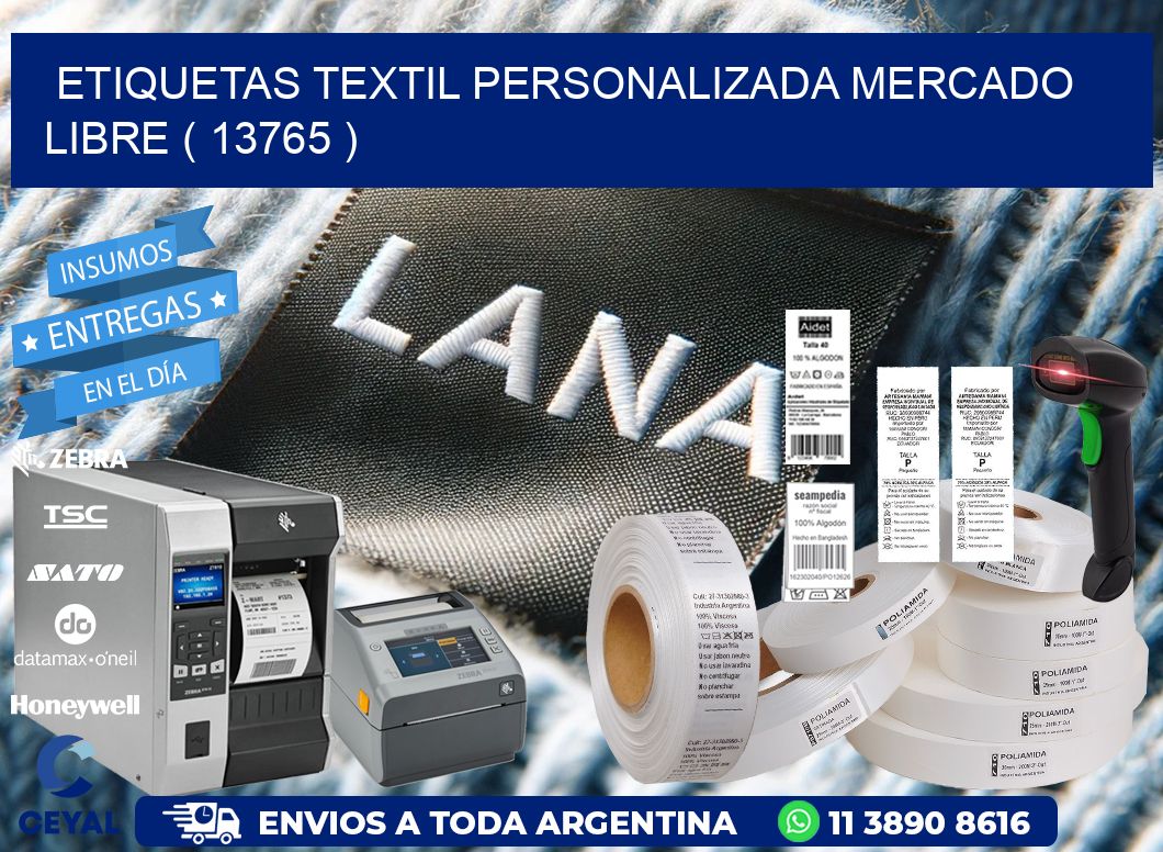 ETIQUETAS TEXTIL PERSONALIZADA MERCADO LIBRE ( 13765 )
