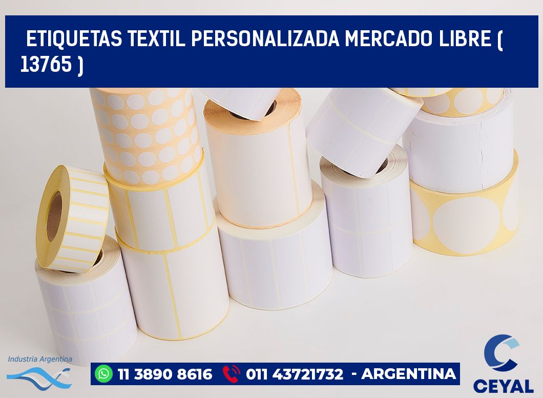 ETIQUETAS TEXTIL PERSONALIZADA MERCADO LIBRE ( 13765 )
