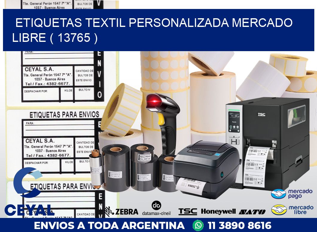 ETIQUETAS TEXTIL PERSONALIZADA MERCADO LIBRE ( 13765 )