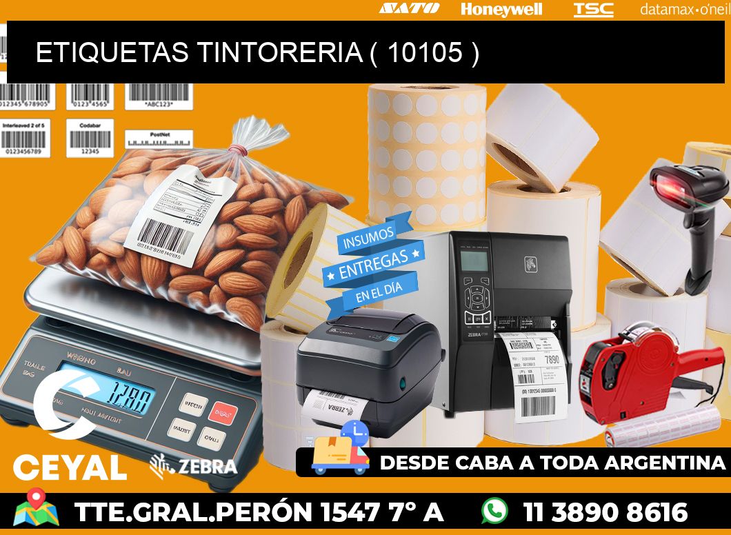 ETIQUETAS TINTORERIA ( 10105 )