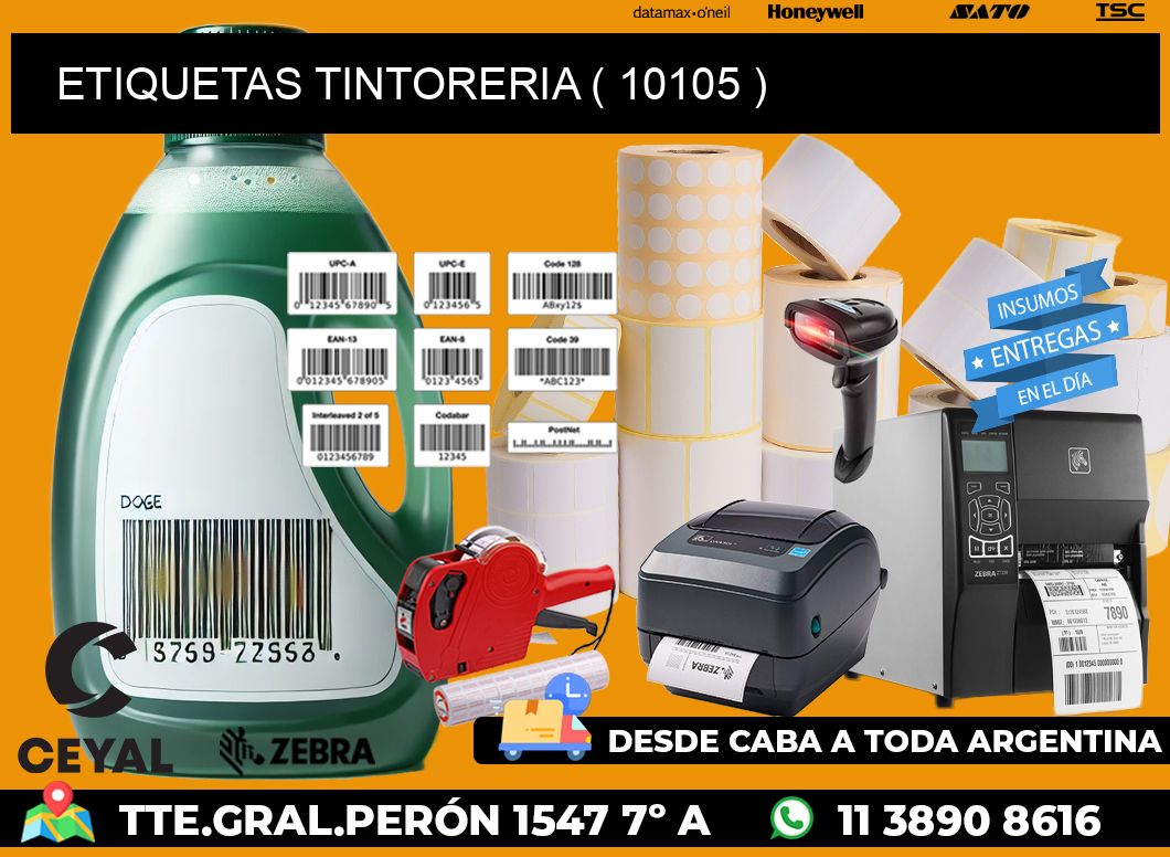 ETIQUETAS TINTORERIA ( 10105 )