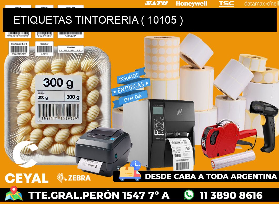 ETIQUETAS TINTORERIA ( 10105 )