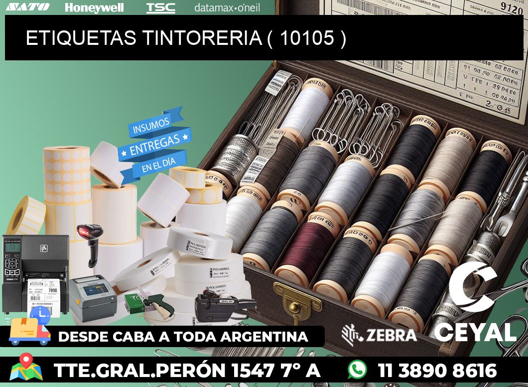 ETIQUETAS TINTORERIA ( 10105 )