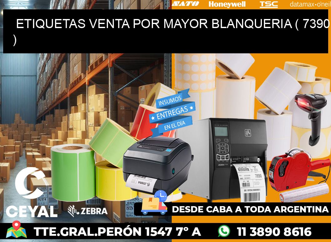 ETIQUETAS VENTA POR MAYOR BLANQUERIA ( 7390 )