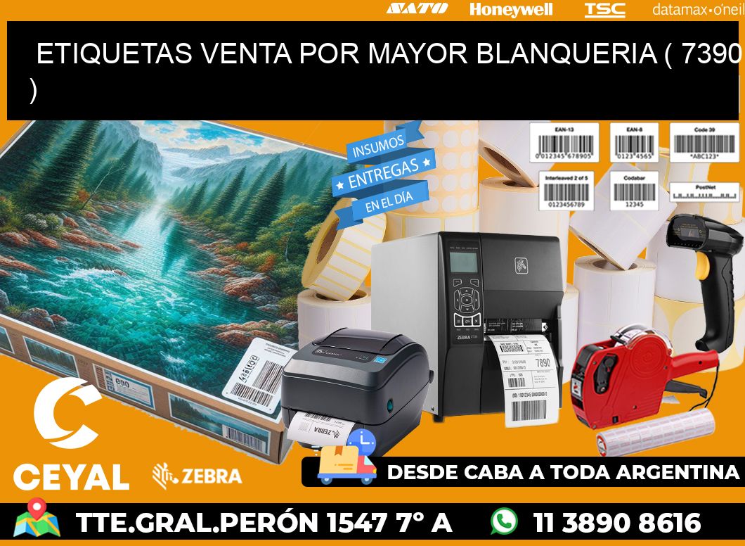 ETIQUETAS VENTA POR MAYOR BLANQUERIA ( 7390 )