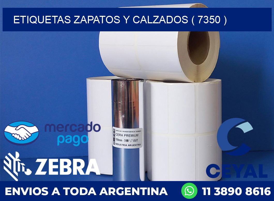 ETIQUETAS ZAPATOS Y CALZADOS ( 7350 )