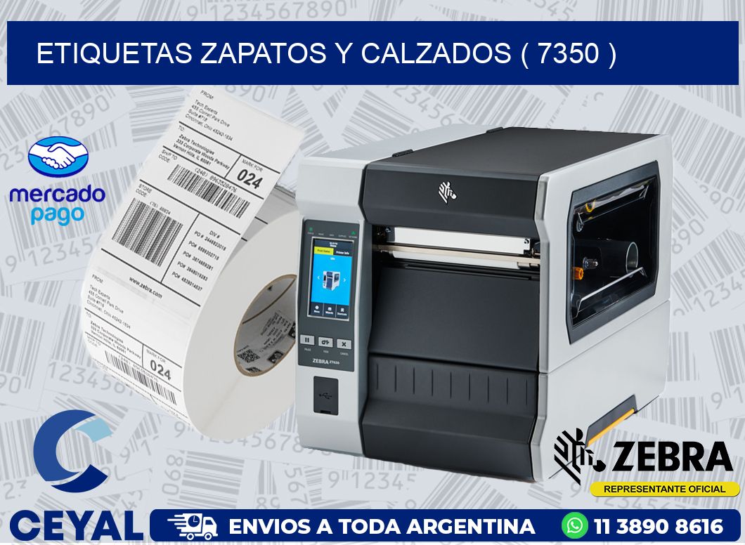 ETIQUETAS ZAPATOS Y CALZADOS ( 7350 )