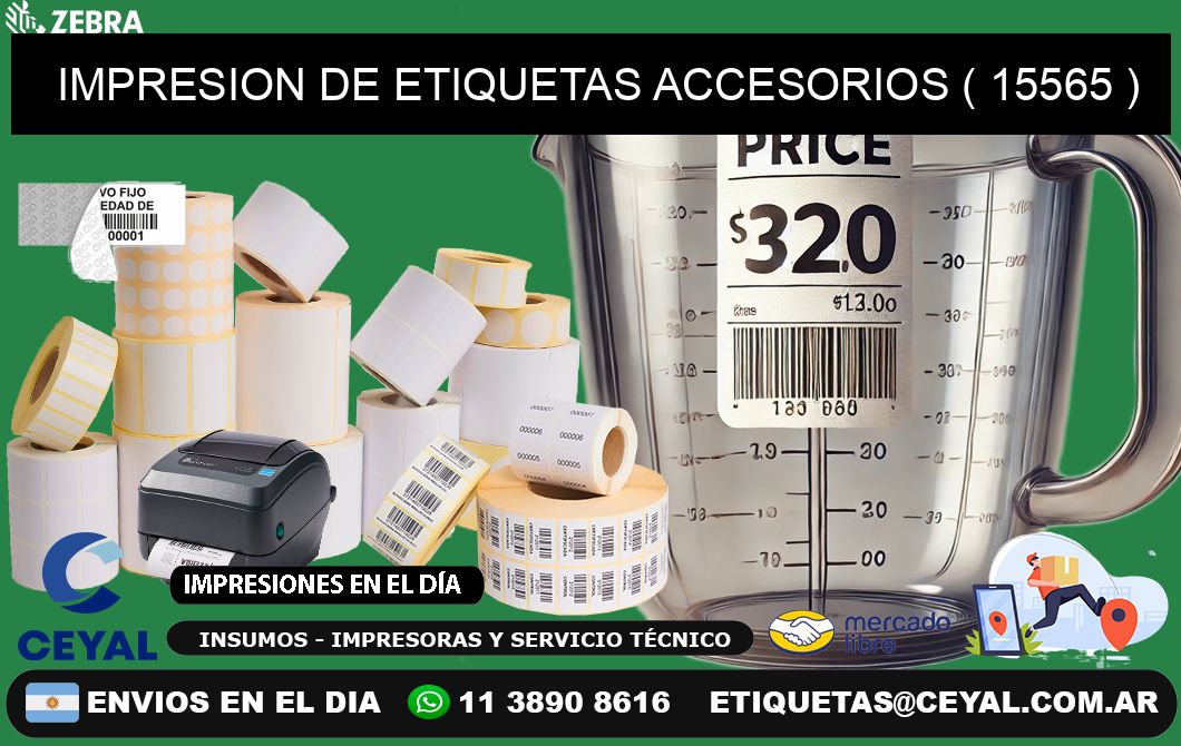IMPRESION DE ETIQUETAS ACCESORIOS ( 15565 )