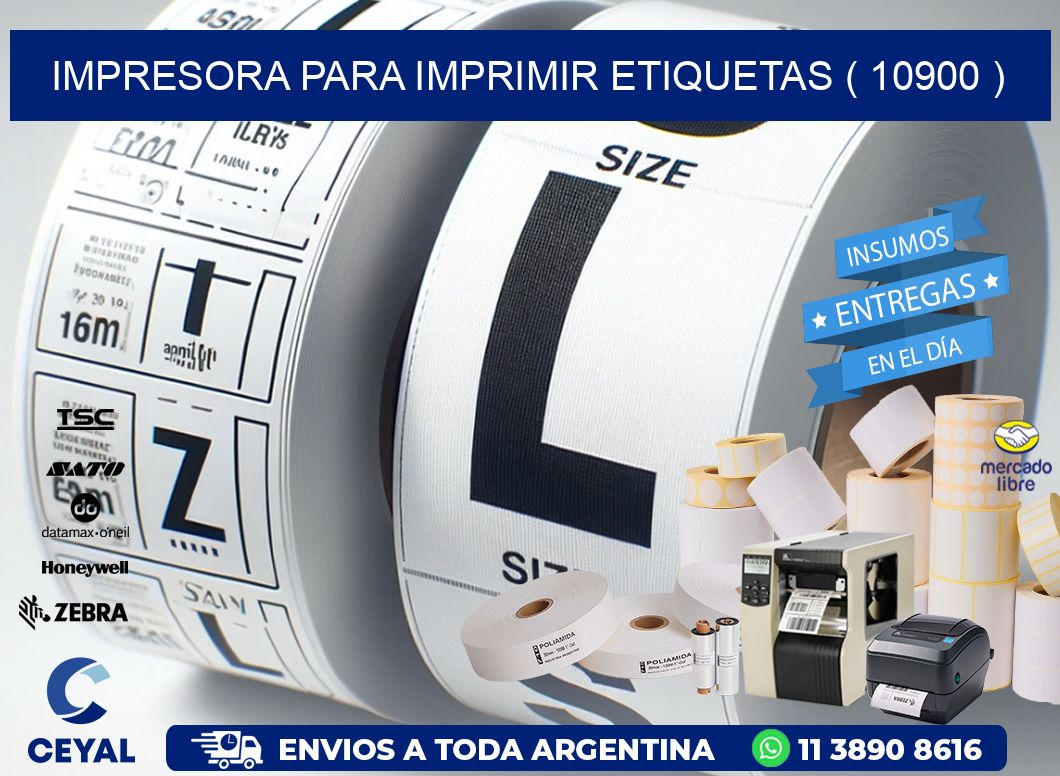 IMPRESORA PARA IMPRIMIR ETIQUETAS ( 10900 )