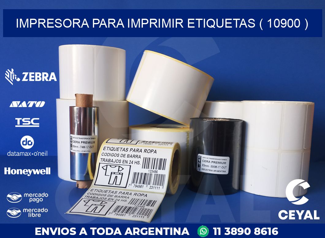 IMPRESORA PARA IMPRIMIR ETIQUETAS ( 10900 )