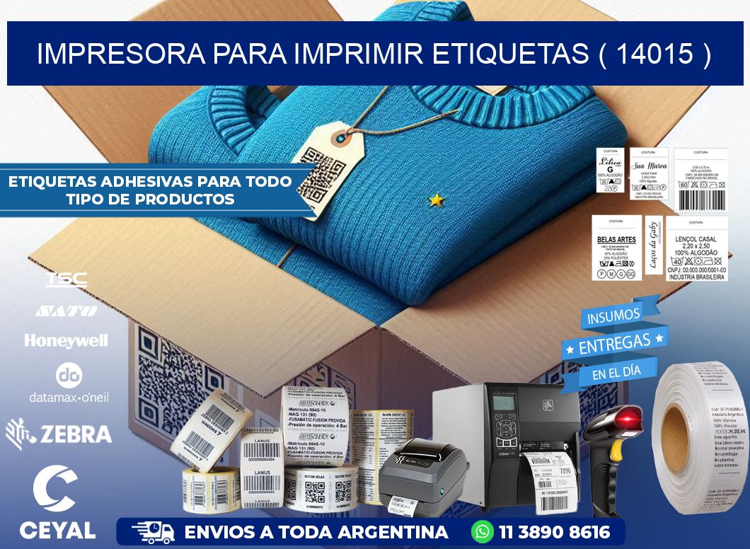 IMPRESORA PARA IMPRIMIR ETIQUETAS ( 14015 )
