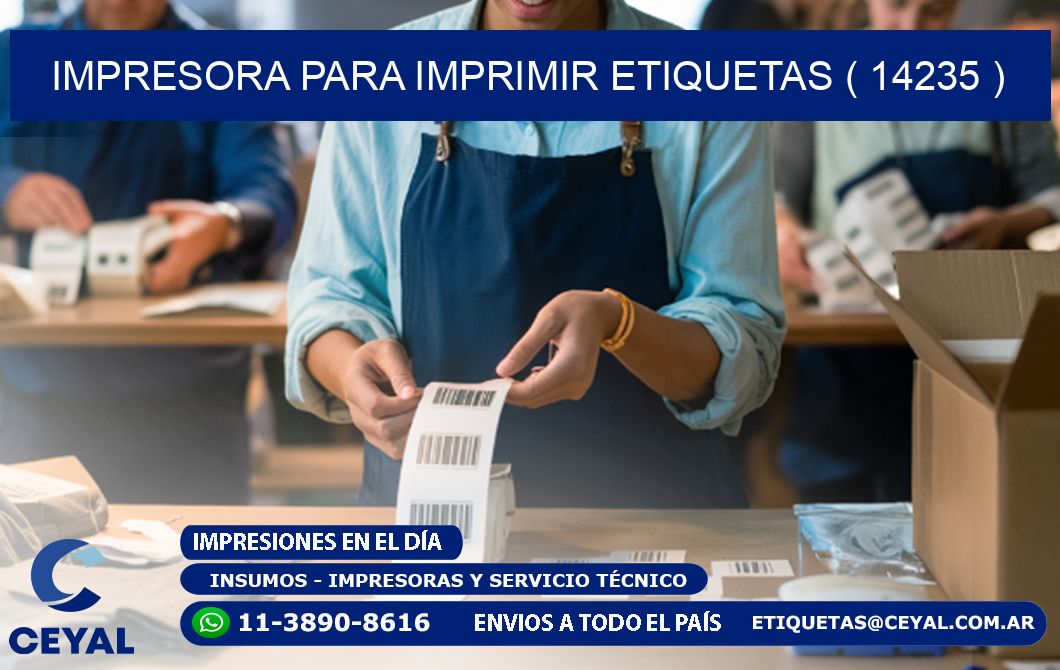 IMPRESORA PARA IMPRIMIR ETIQUETAS ( 14235 )