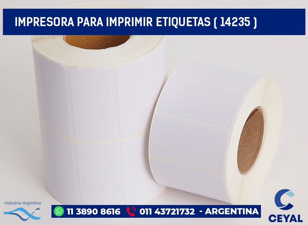 IMPRESORA PARA IMPRIMIR ETIQUETAS ( 14235 )