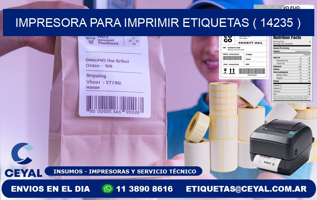 IMPRESORA PARA IMPRIMIR ETIQUETAS ( 14235 )