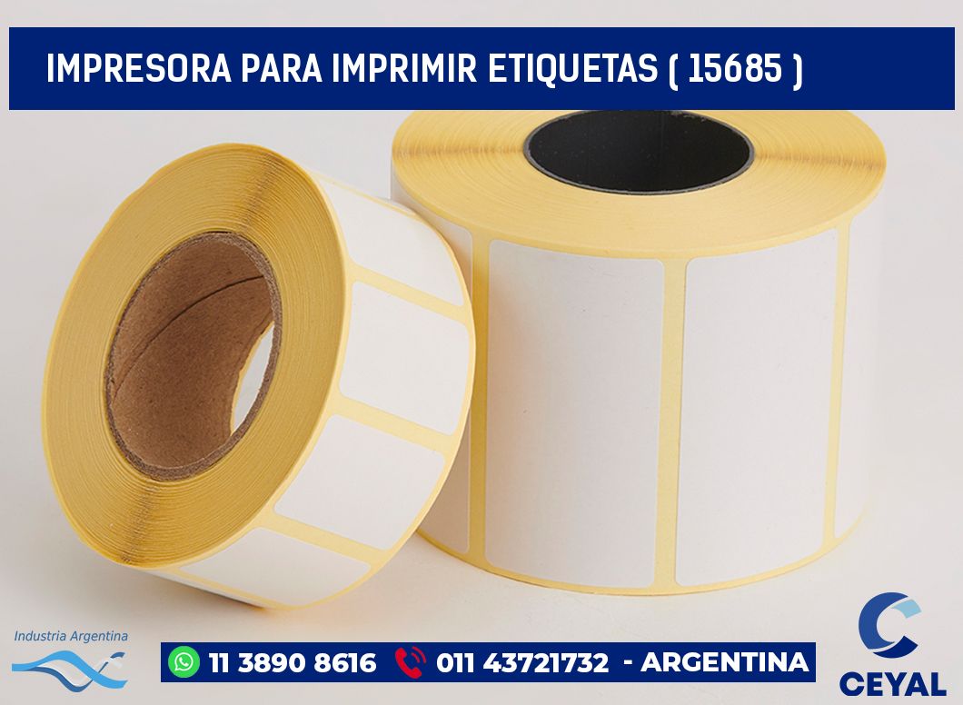 IMPRESORA PARA IMPRIMIR ETIQUETAS ( 15685 )