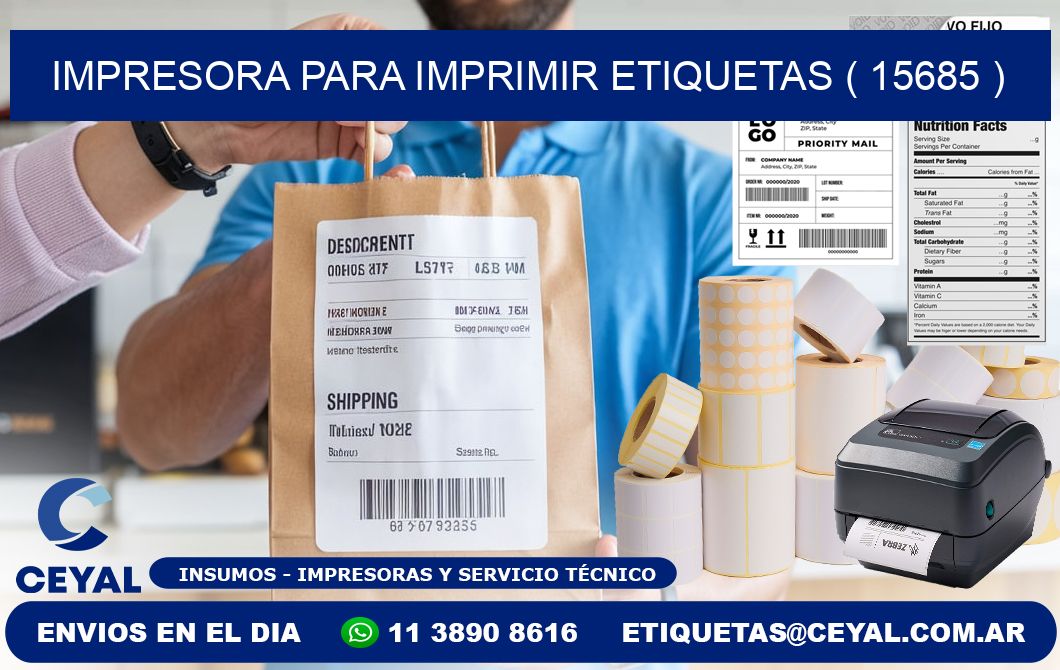 IMPRESORA PARA IMPRIMIR ETIQUETAS ( 15685 )