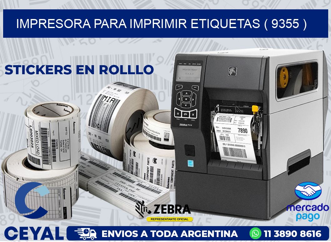 IMPRESORA PARA IMPRIMIR ETIQUETAS ( 9355 )