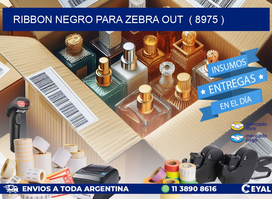 RIBBON NEGRO PARA ZEBRA OUT ( 8975 )