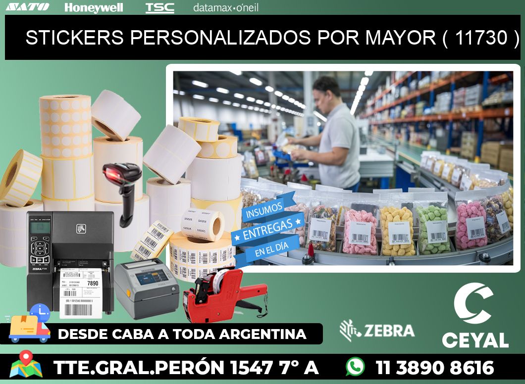 STICKERS PERSONALIZADOS POR MAYOR ( 11730 )