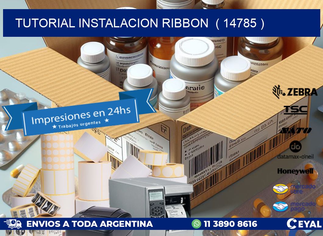TUTORIAL INSTALACION RIBBON ( 14785 )